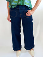 Chelsea Wide Leg Dark Wash - Swoon Boutique New Orleans
