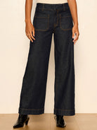Chelsea Wide Leg Dark Wash - Swoon Boutique New Orleans