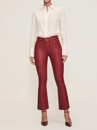 Cherry Coated Bridget Cropped Jeans - Swoon Boutique New Orleans