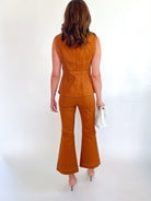 Chocolate Stud Claire Top - Swoon Boutique New Orleans