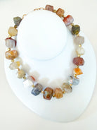 Chunky Gemstone Necklace - Swoon Boutique New Orleans