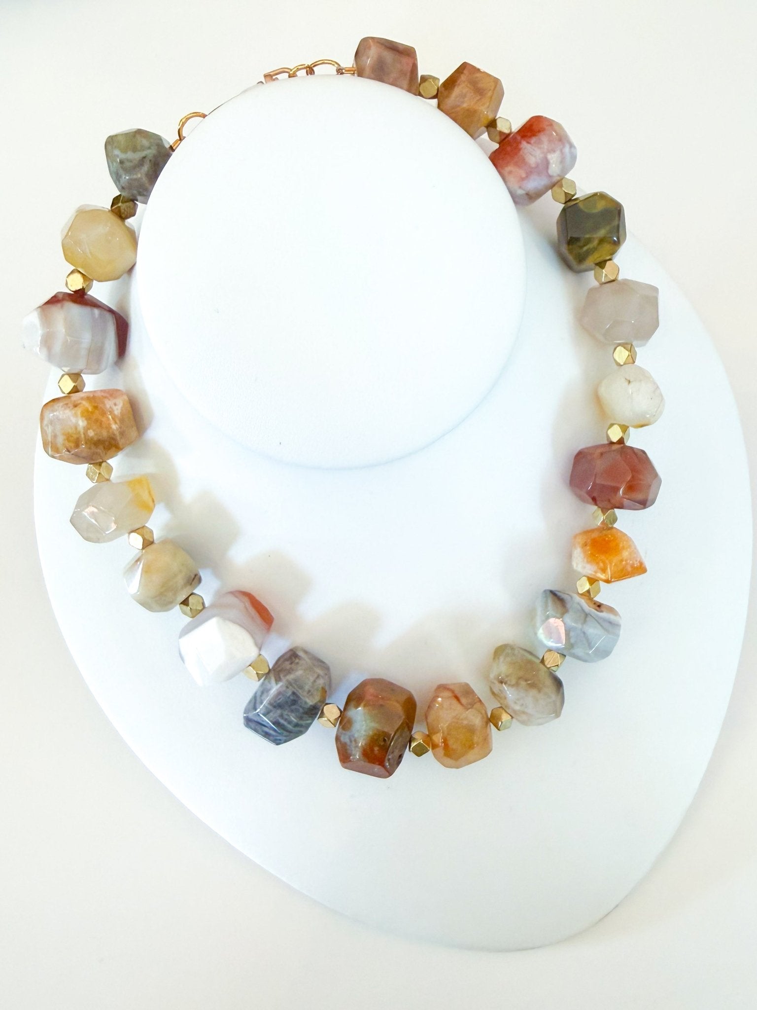 Chunky Gemstone Necklace - Swoon Boutique New Orleans