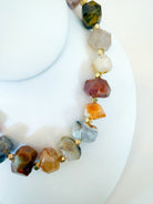 Chunky Gemstone Necklace - Swoon Boutique New Orleans