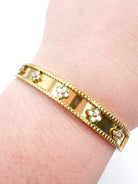 Clover Cuff Bangle - Swoon Boutique New Orleans