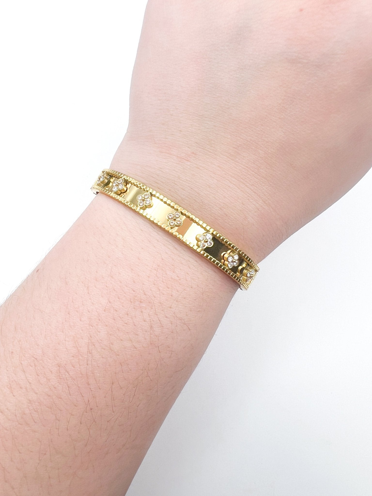 Clover Cuff Bangle - Swoon Boutique New Orleans