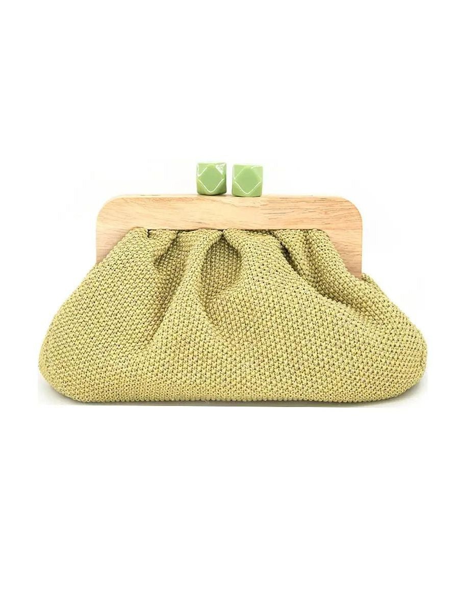 Coastal Charm Woven Clutch - Swoon Boutique New Orleans