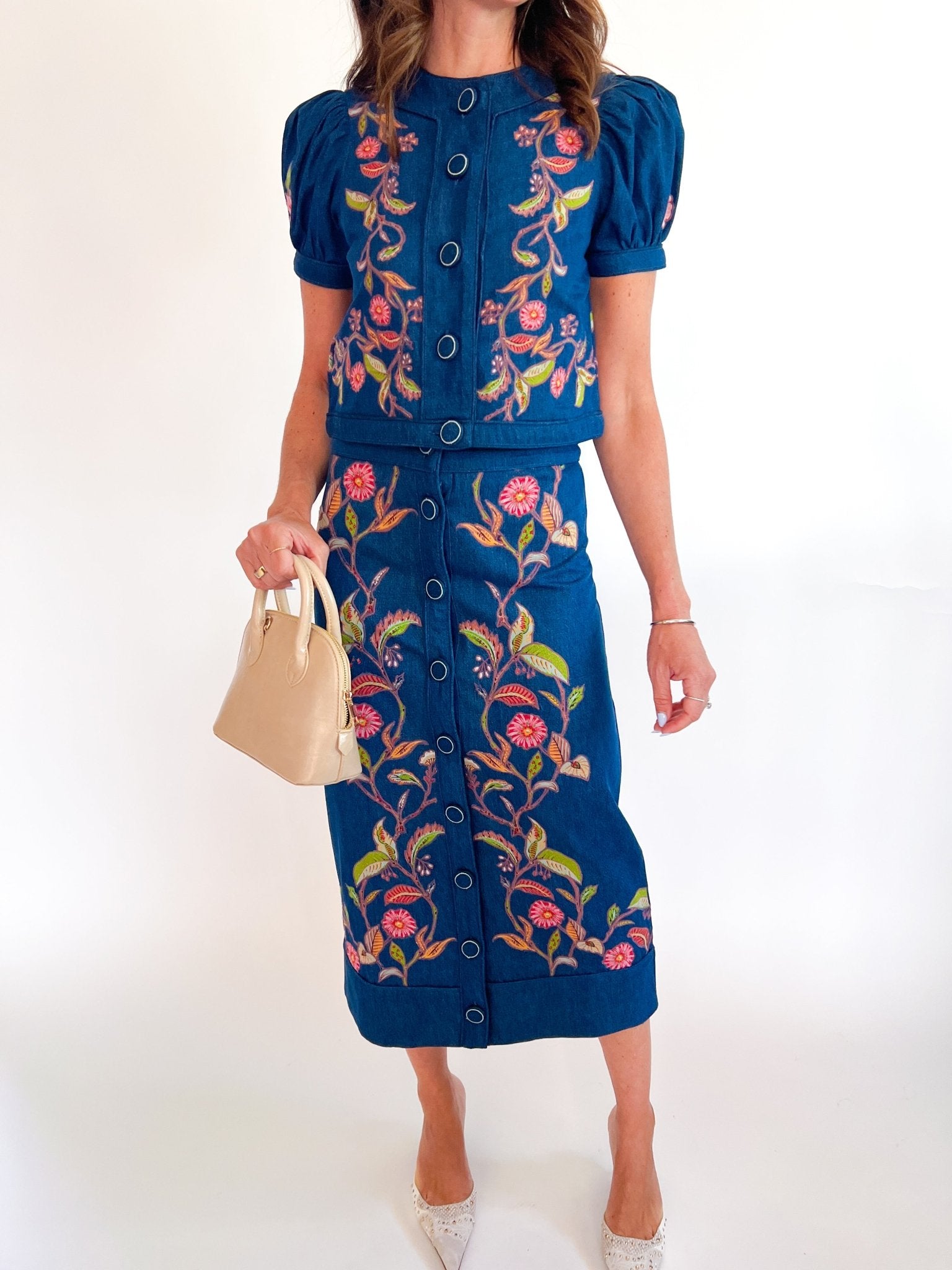 Coco Denim Top - Swoon Boutique New Orleans
