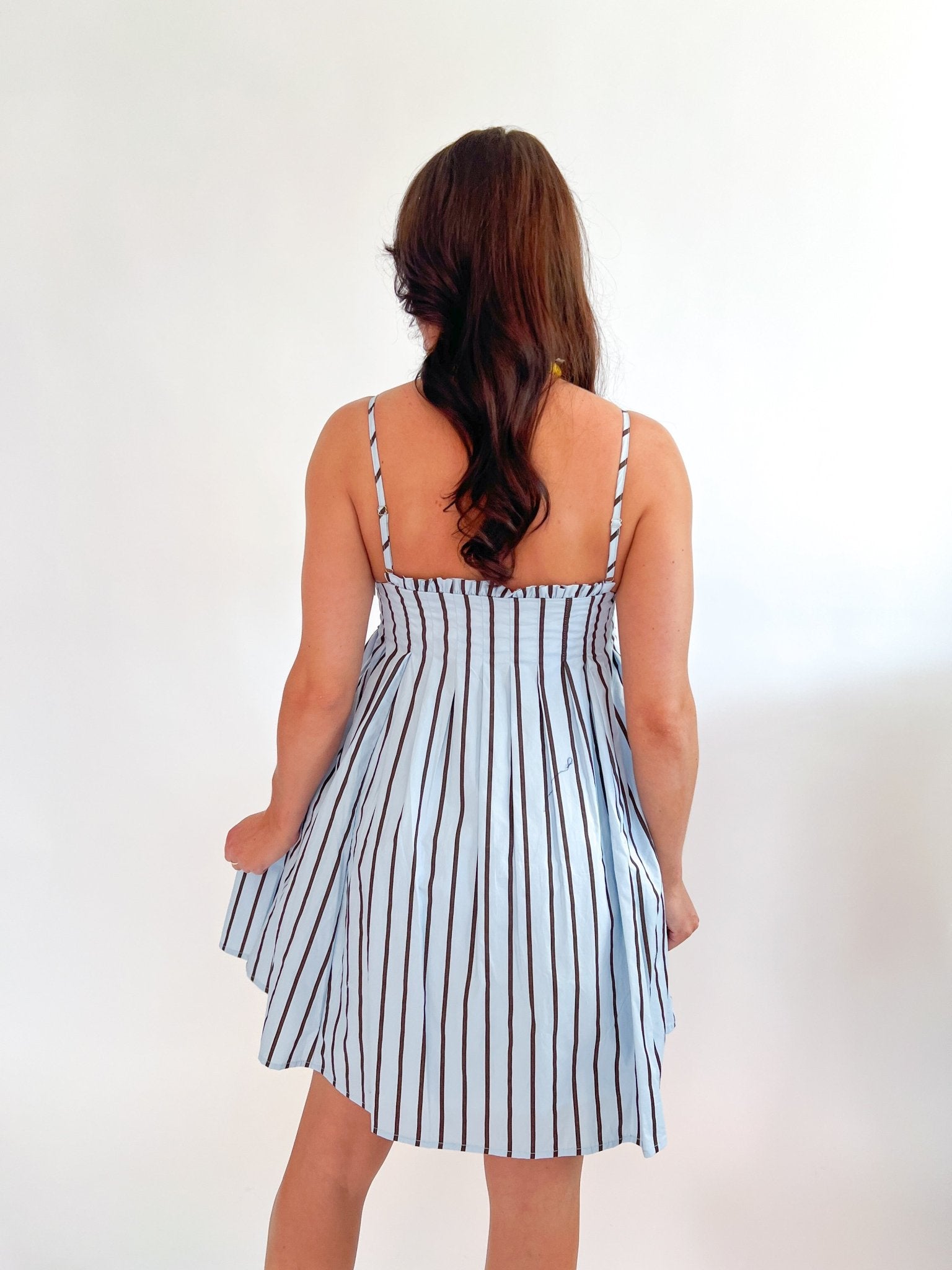 Cole Stripe Mini Dress - Swoon Boutique New Orleans
