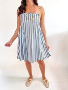 Cole Stripe Mini Dress - Swoon Boutique New Orleans