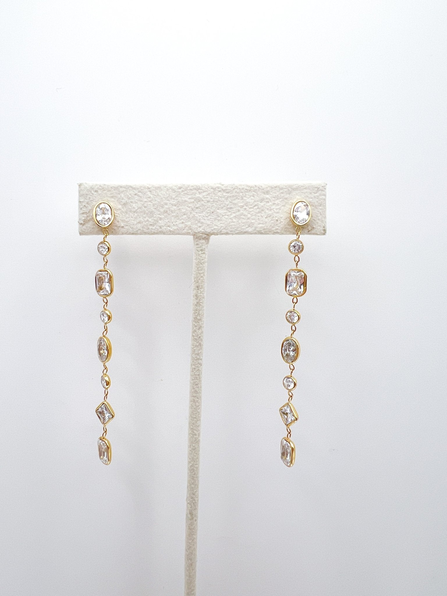 CZ Drop Earring - Swoon Boutique New Orleans