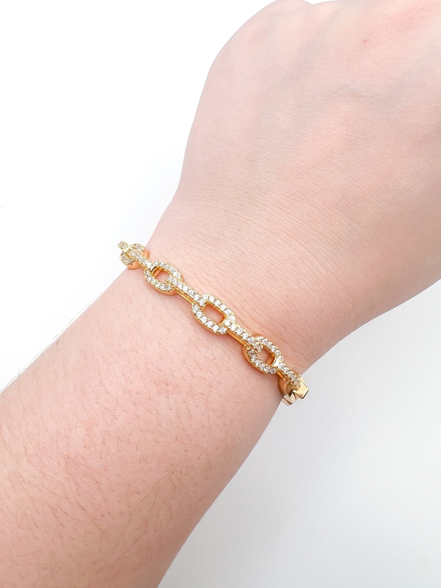 CZ Link Bracelet - Swoon Boutique New Orleans