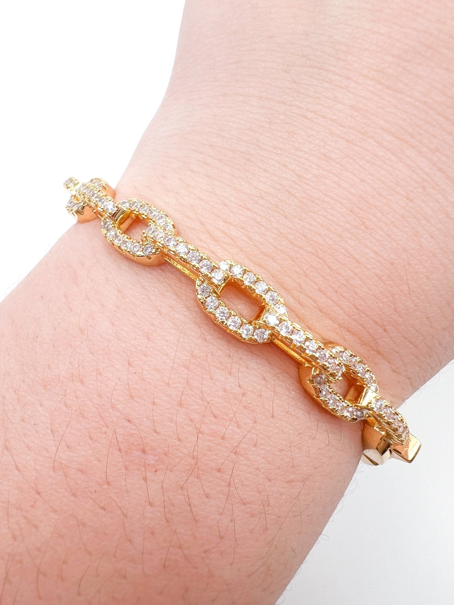 CZ Link Bracelet - Swoon Boutique New Orleans