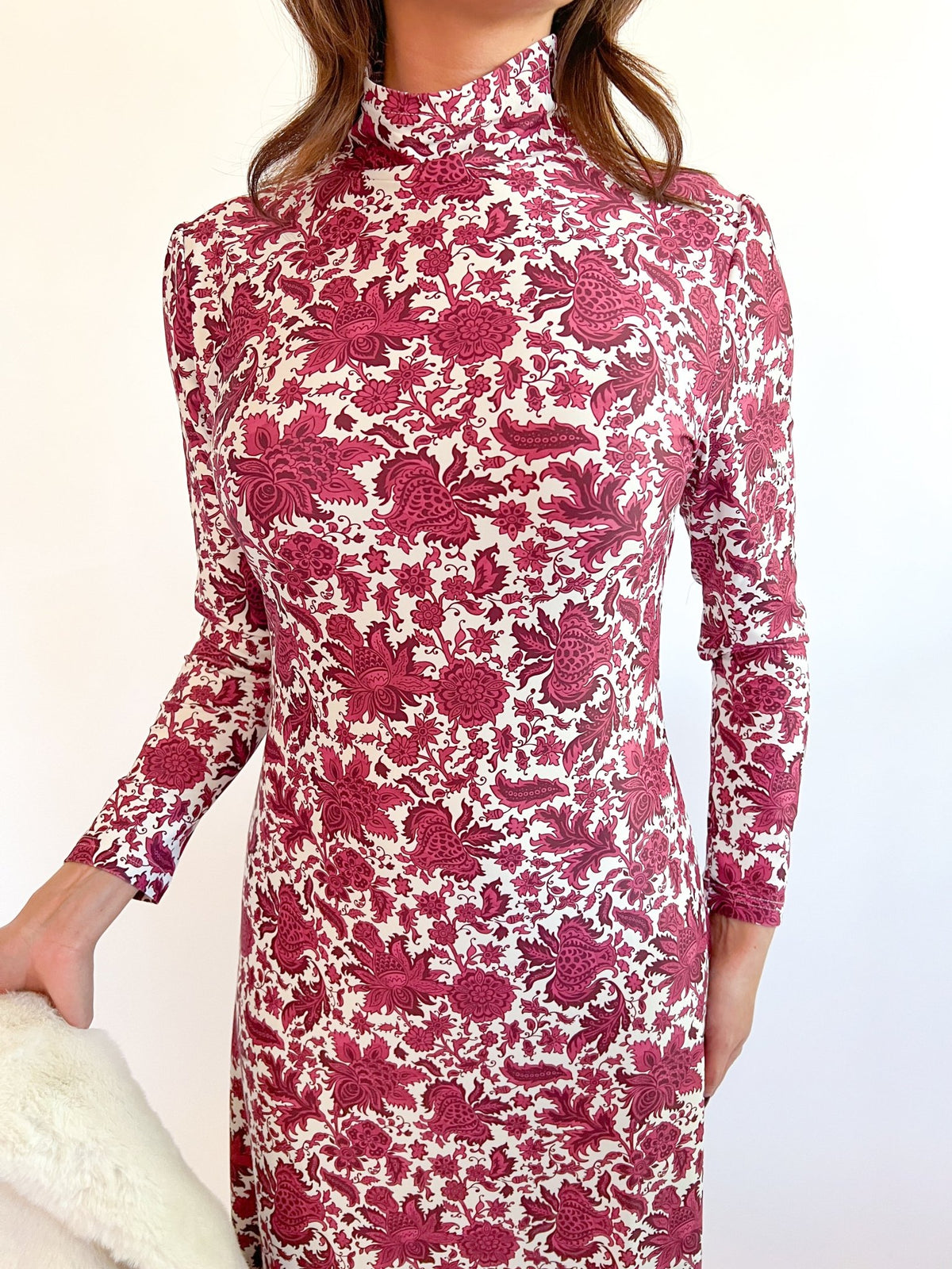 Daisy Regal Raspberry Dress - Swoon Boutique New Orleans