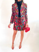 Damask Sage Skirt - Swoon Boutique New Orleans