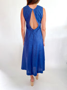 Debbie Open-Back Linen Maxi Dress - Swoon Boutique New Orleans