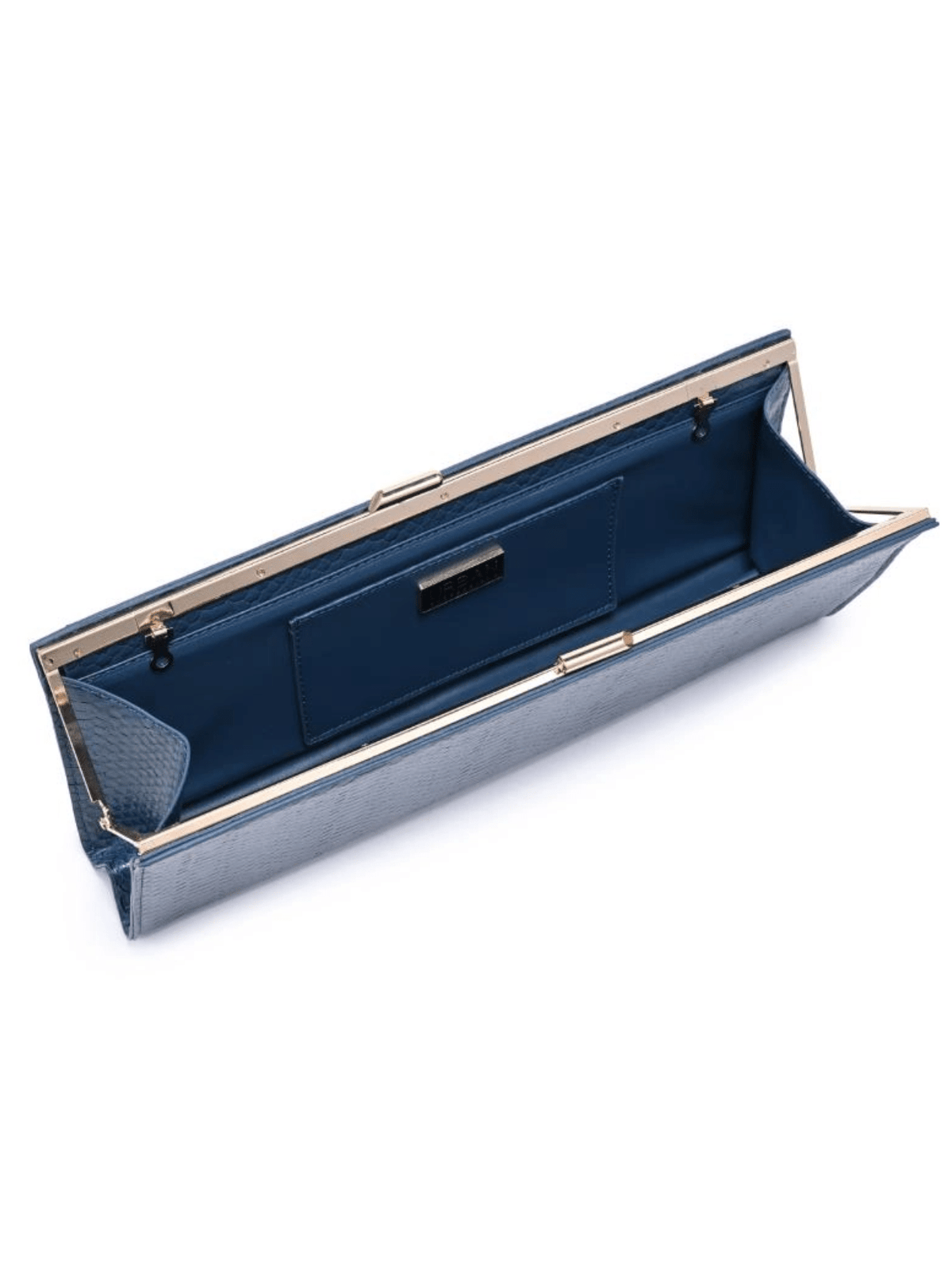 Denim Nazlee Snake Clutch - Swoon Boutique New Orleans