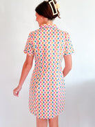 Diamond Pop Front Zip Dress - Swoon Boutique New Orleans