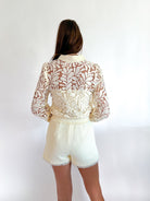 Diora Lace Shirt - Swoon Boutique New Orleans