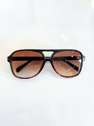 Double Bridge Aviator Sunglasses - Swoon Boutique New Orleans