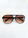 Double Bridge Aviator Sunglasses - Swoon Boutique New Orleans