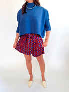 Dusty Navy Sophia Sweater - Swoon Boutique New Orleans