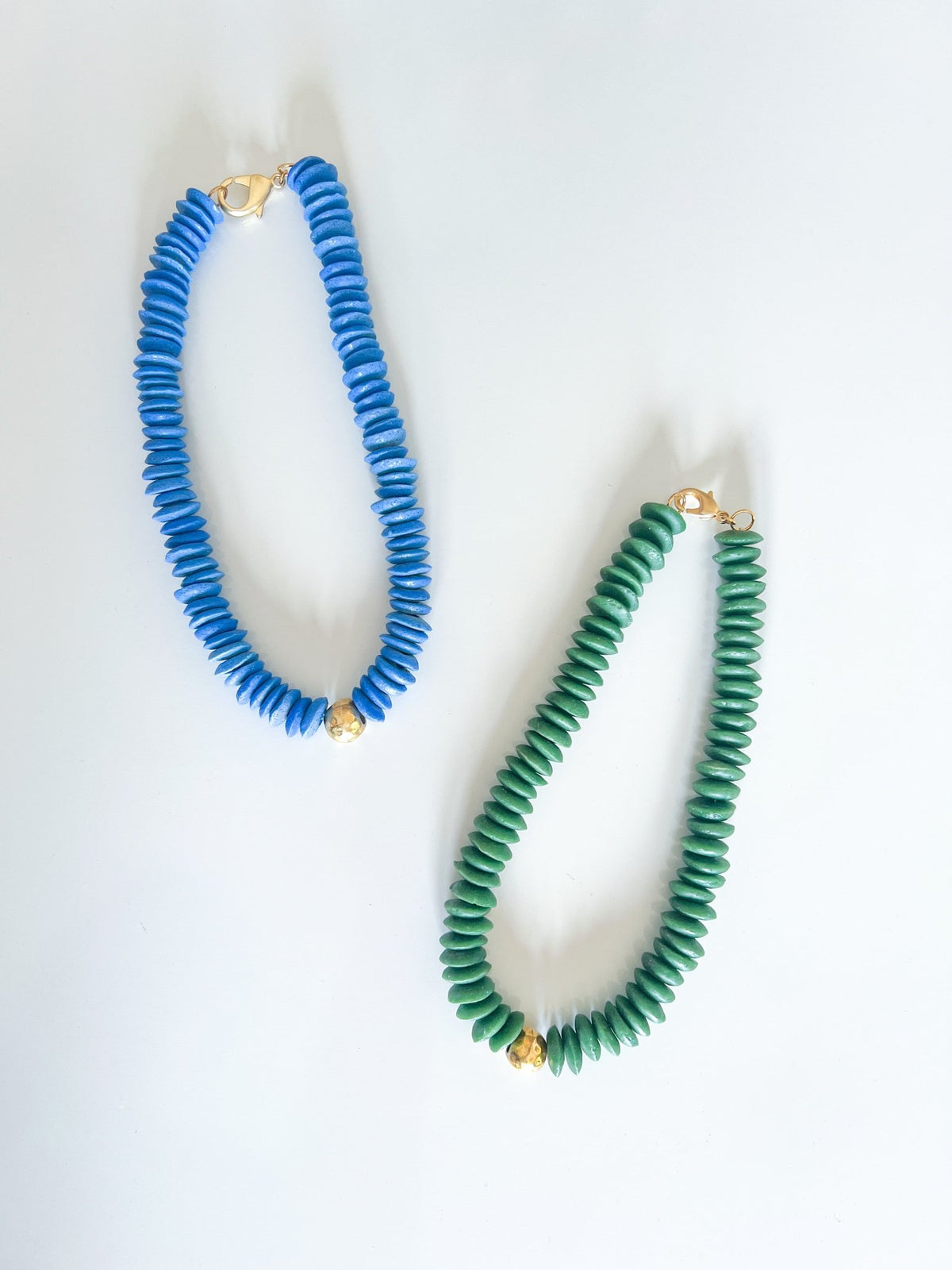 Dye Colored Heishi Necklace - Swoon Boutique New Orleans
