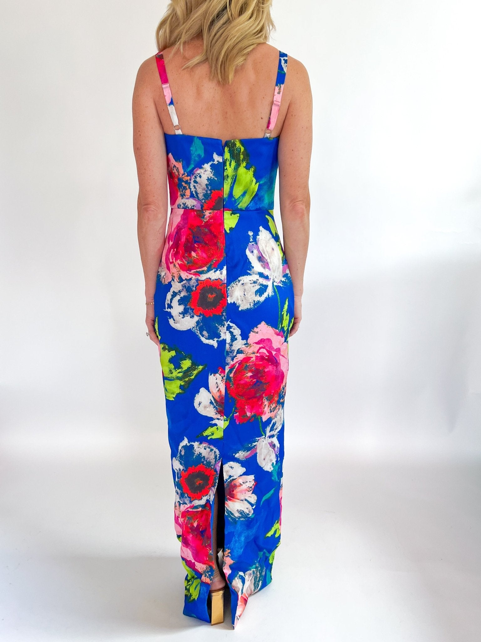 Elijah Floral Maxi Gown - Swoon Boutique New Orleans