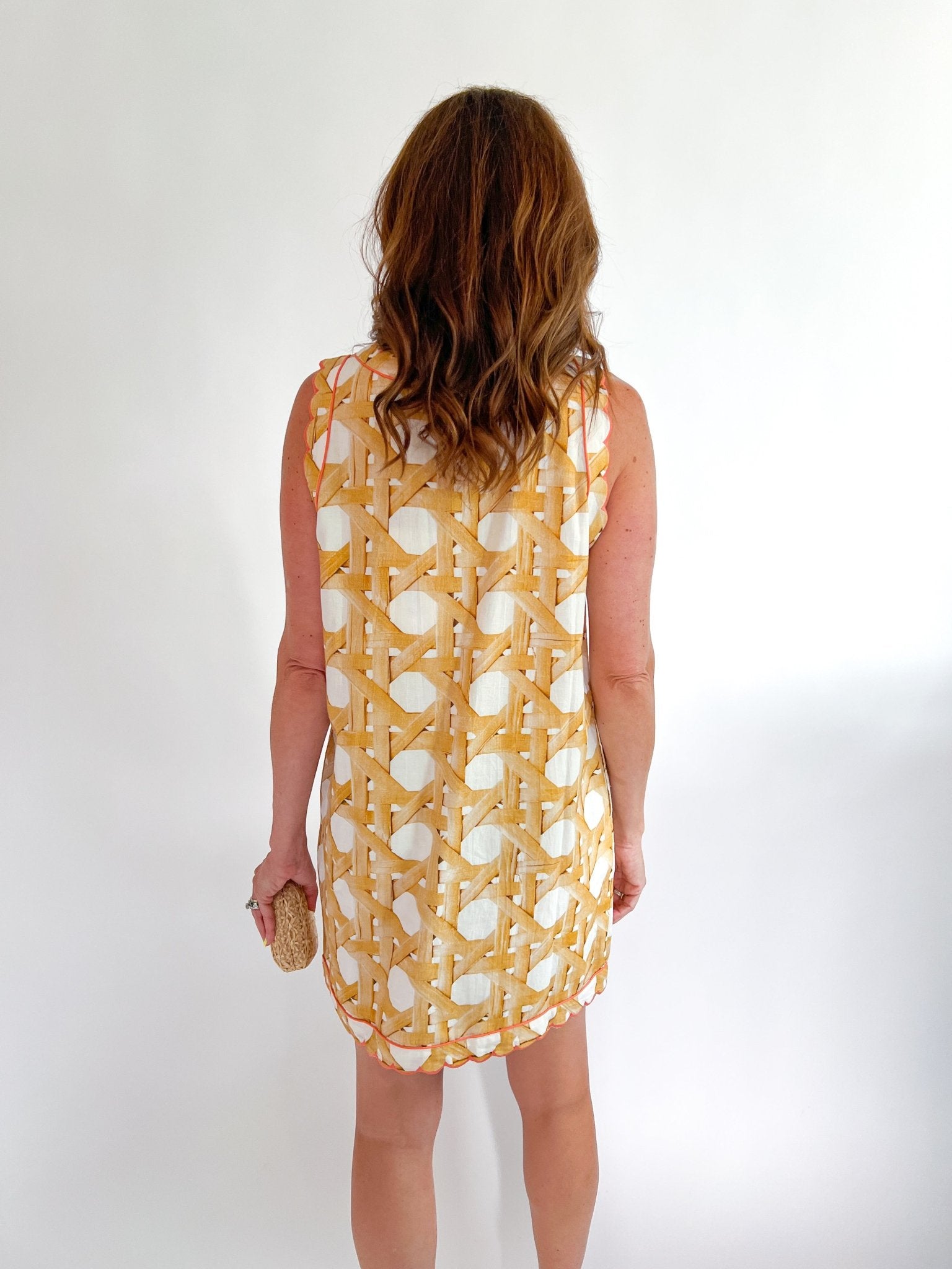 Ellie Wicker Mini Dress - Swoon Boutique New Orleans