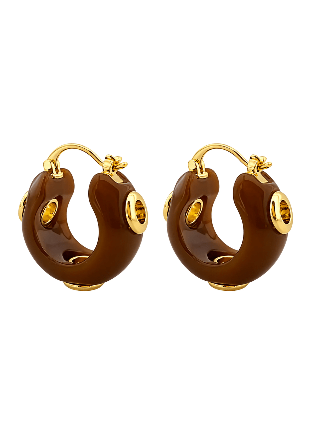 Elodie Hoop Earrings - Swoon Boutique New Orleans
