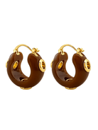 Elodie Hoop Earrings - Swoon Boutique New Orleans