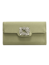 Elodie Satin Floral Clasp Clutch - Swoon Boutique New Orleans