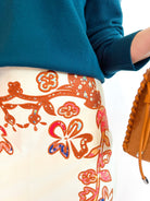 Embroidered Mini Skirt - Swoon Boutique New Orleans