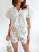 English Rose Abita Denim Short - Swoon Boutique New Orleans