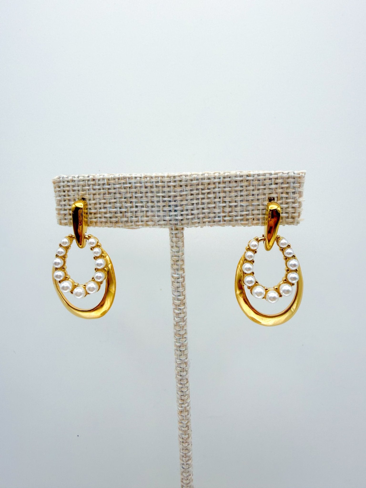 Estelle Pearl Earrings - Swoon Boutique New Orleans