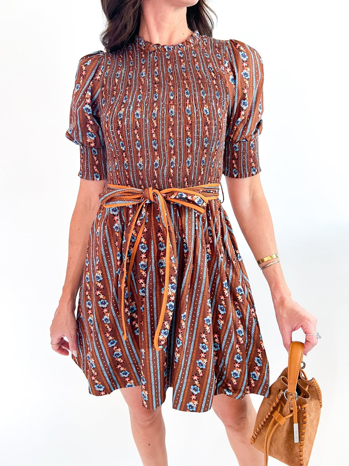 Etta Smocked Dress - Swoon Boutique New Orleans
