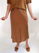Everyday Midi Skirt - Swoon Boutique New Orleans