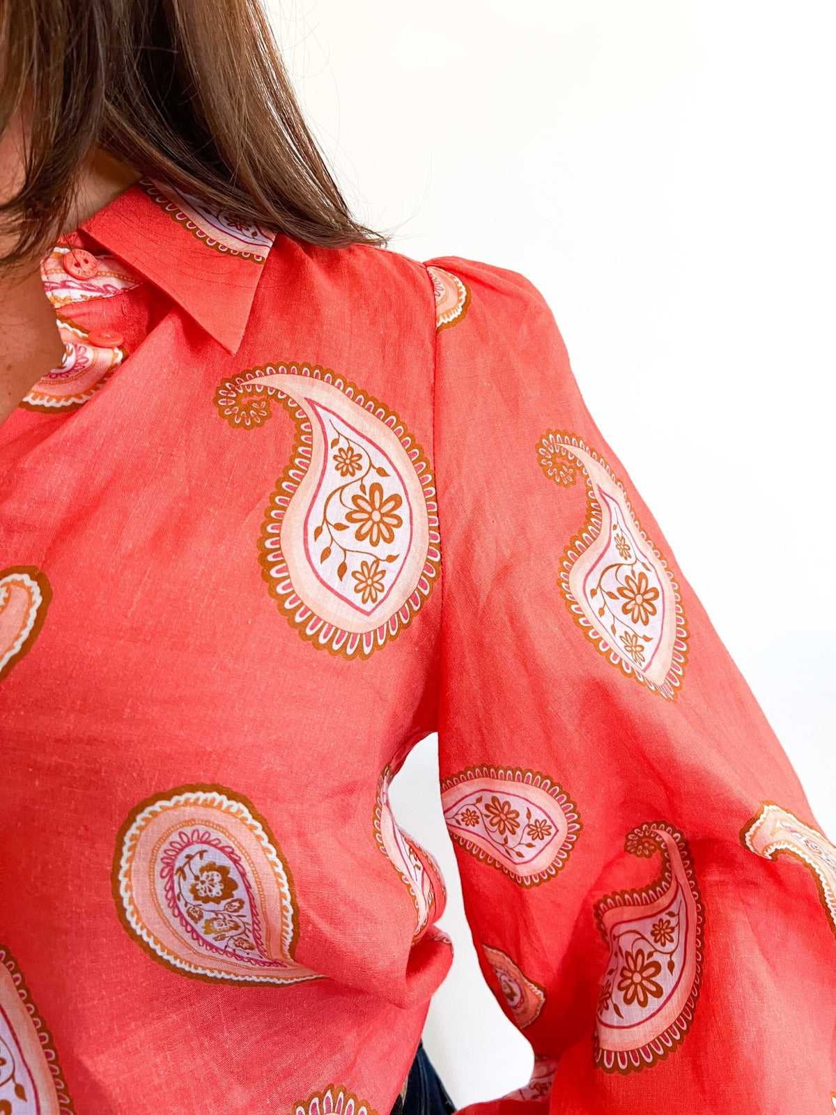 Ezra Paisley Blouse - Swoon Boutique New Orleans