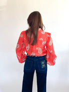 Ezra Paisley Blouse - Swoon Boutique New Orleans