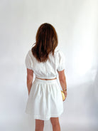 Faith Crochet Detail Mini Skirt - Swoon Boutique New Orleans