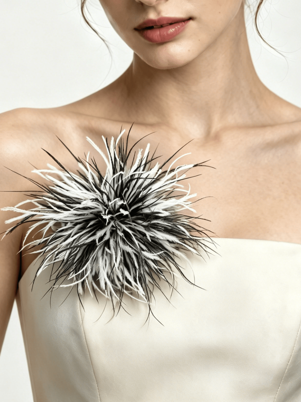 Feather Floral Brooch - Swoon Boutique New Orleans