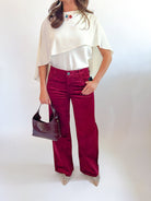 Fiona Cape Satin Top - Swoon Boutique New Orleans