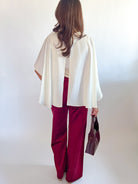 Fiona Cape Satin Top - Swoon Boutique New Orleans