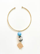 Fiona Coin & Bead Collar Necklace - Swoon Boutique New Orleans