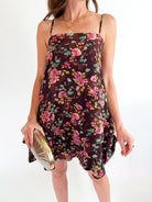 Fleuris Trapeze Mini Dress - Swoon Boutique New Orleans