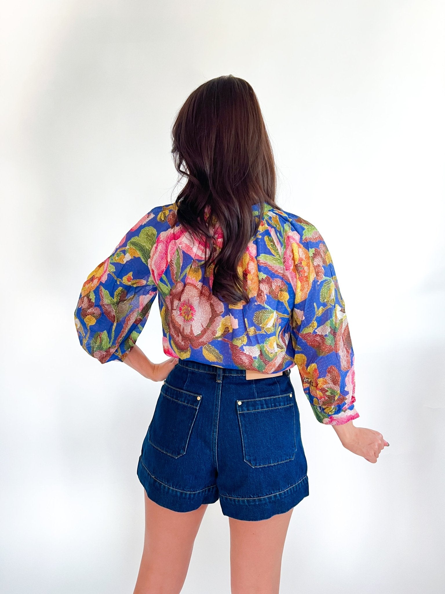 Floral Bloom Peasant Top - Swoon Boutique New Orleans
