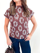Floral Medallion Top - Swoon Boutique New Orleans