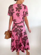 Floral Print Button Down Top - Swoon Boutique New Orleans
