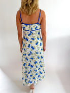 Floral Print Sleeveless Midi Dress - Swoon Boutique New Orleans