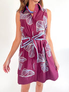 Floral Print Sleeveless Mini Dress - Swoon Boutique New Orleans