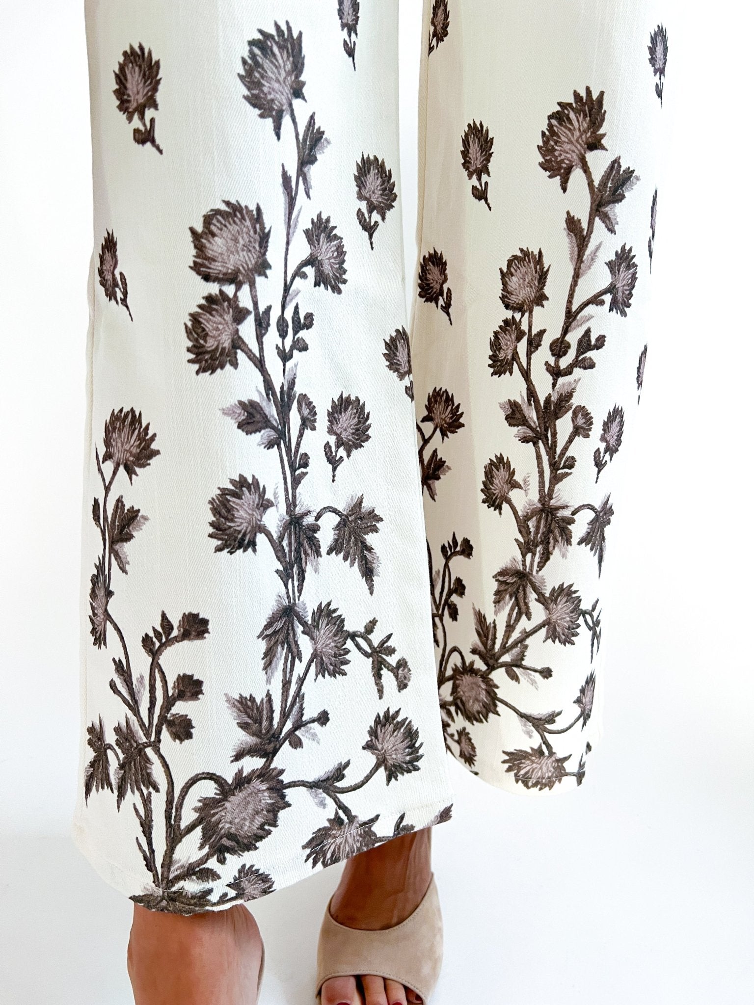 Floral Print Wide Leg Pant - Swoon Boutique New Orleans